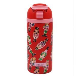 New Simply Belle Christmas Nutcracker Print Stainless Steel Bottle, 24 oz